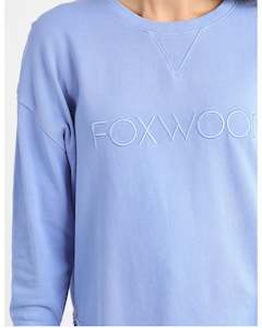 Hoodies Crews: Foxwood Simplified Crew - Neon Blue