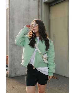 Rose Road Davis Jacket - Light Green
