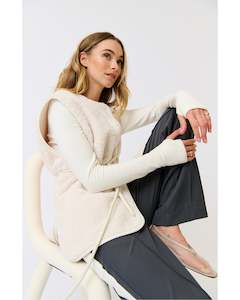 Cartel & Willow Luka Vest - Cream