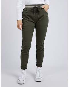Pants: Elm Margo Jogger - Khaki