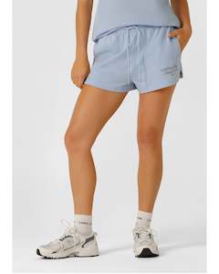 Shorts: Lorna Jane Athletic Club Relaxed Shorts - Oxford  Blue