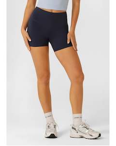 Lorna Jane Lotus No Chafe 12cm Bike Shorts - Platinum Navy