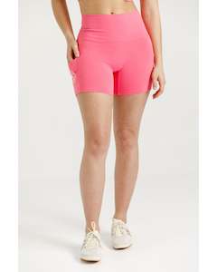 Shorts: Rose Road Minnies Bike Short - Pink Fizz
