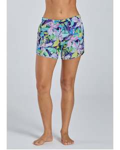 Abi and Joseph Evie Longer Training Length Short - Flower Bomb