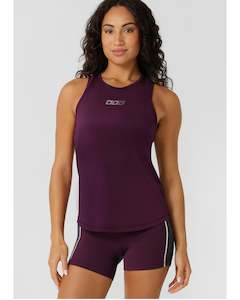 Tanks: Lorna Jane Train Hard Active Tank - Dark Grape