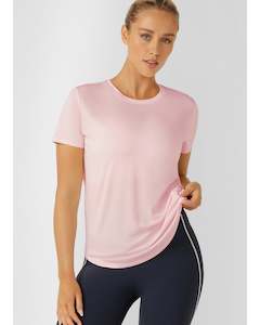 Lorna Jane Amy Dynamic Active T-Shirt - Pale Peony Marl