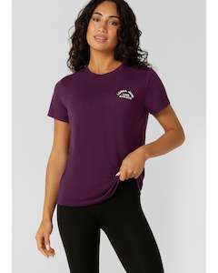 Lorna Jane Lotus T Shirt - Dark Grape