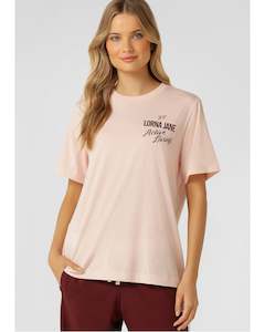 Tee Shirts: Lorna Jane Active Living Relaxed T-Shirt - Soft Ballerina