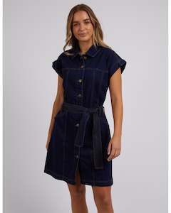 Foxwood Heidi Denim Dress - Dark Blue