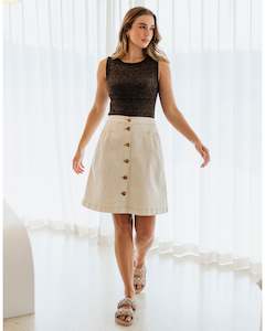 Foxwood Amanda Skirt - Ecru
