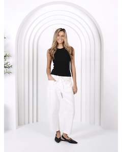 Monaco Jeans Leo Barrel Jeans - White