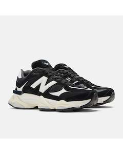 New Balance 9060 Sneaker - Black with Blacktop and White