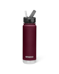 Project Pargo 750mL Insulated Bottle w/ Straw Lid - Wild Cherry