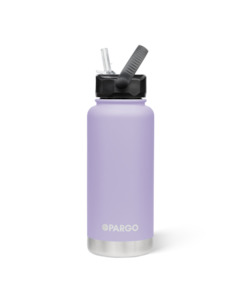 Project Pargo 950mL Insulated Bottle w/ Straw Lid - Love Lilac