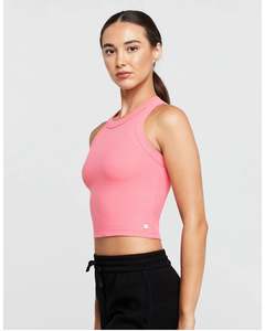 Lilybod Harmony Rib Tank - Strawberry