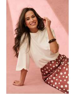 Tee Shirts: Cartel & Willow Solana Tee - White