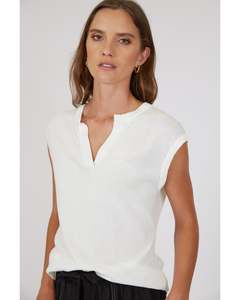 Tops 1: Marlow Prima Knit Top - Ivory