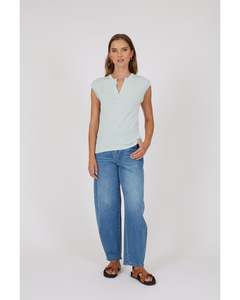 Tops 1: Marlow Prima Knit Top - Glacier