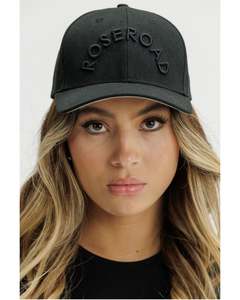 Rose Road Baseball Cap - Black with Arch