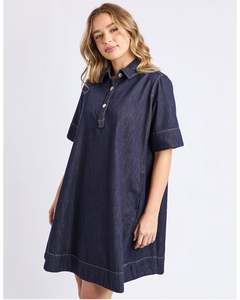 Skirts: Foxwood Julian Dress - Dark Indigo Blue