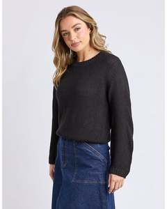 New: Foxwood Blair Long Sleeve Knit - Black