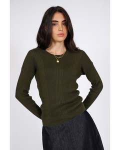 Tops 1: Marlow Vero Knit Long Sleeve  - Spruce