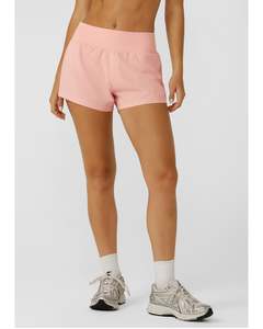 Shorts: Lorna Jane Amy Stretch and Stride Pocket Run Short - Wisteria Pink