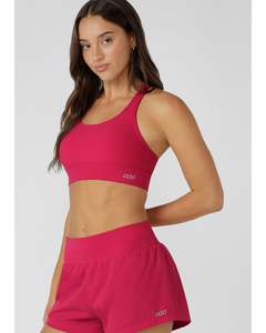 Lorna Jane Amy Maximum Support Sports Bra- Raspberry