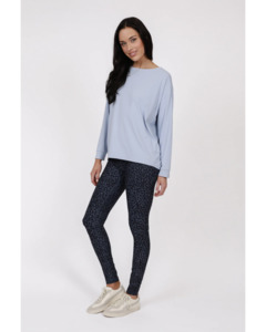 Marlow Pace Full Length Legging - Ink Cheetah