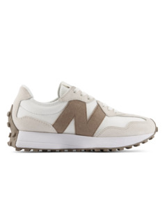 Footwear: New Balance 327 Sneaker - Timberwolf with Mushroom