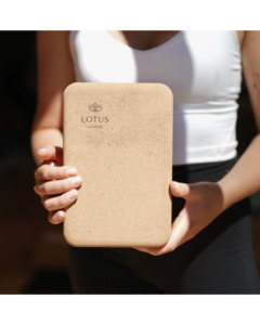 Accessories: Lotus Living Natural Cork Block