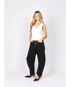 Monaco Jeans Carson Barrel Jean - Black