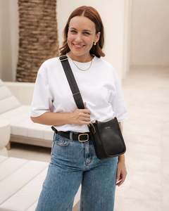 Louenhide Parker Phone Crossbody Bag - Black