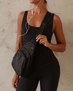 Bags: Louenhide Boyd Nylon Sling Bag - Black