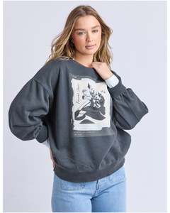 Foxwood True Bloom Crew - Charcoal