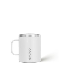 Accessories: Project Pargo 12oz Insulated Mug - Bone White