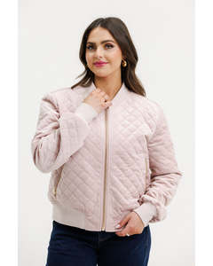 Jackets: Home Lee Wyld Bomber - Rose Quilt