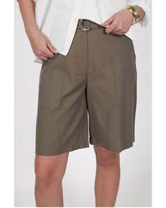 Shorts: Marlow Axis Longline Short - Olive