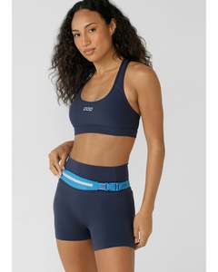 Lorna Jane Iconic Racerback Sports Bra - Platinum Navy