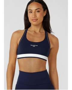 Lorna Jane Limited Edition Amy Max Supprt Sports Bra - Admiral Navy