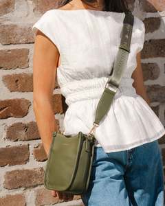 Louenhide Parker Phone Crossbody Bag - Olive