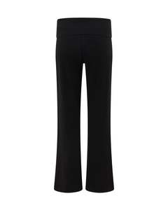 Pants: Lorna Jane Liberty Fold Over Waist Wide Leg Active Pants - Black