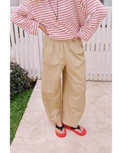Ceres Life Bella Barrel Pant - Burnt Butter
