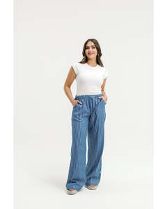 Home Lee Otis Pant - Indigo Stripes