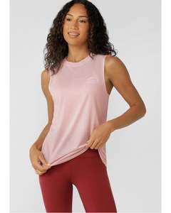 Lorna Jane Lotus Muscle Tank - Enchanted Pink