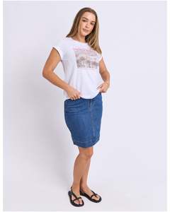 Foxwood Cannes Tee - White
