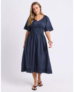 Skirts: Foxwood Juna Dress - Dark Sapphire