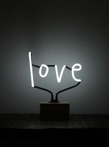 Home Decor: Somekind - Neon 'Love' Wood