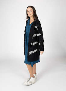 Womens Knits 1: Long Line Repetition Cardi