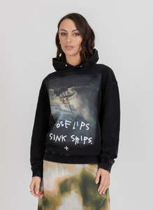 Womens Hoods Crews: Represent hood - Loose Lips